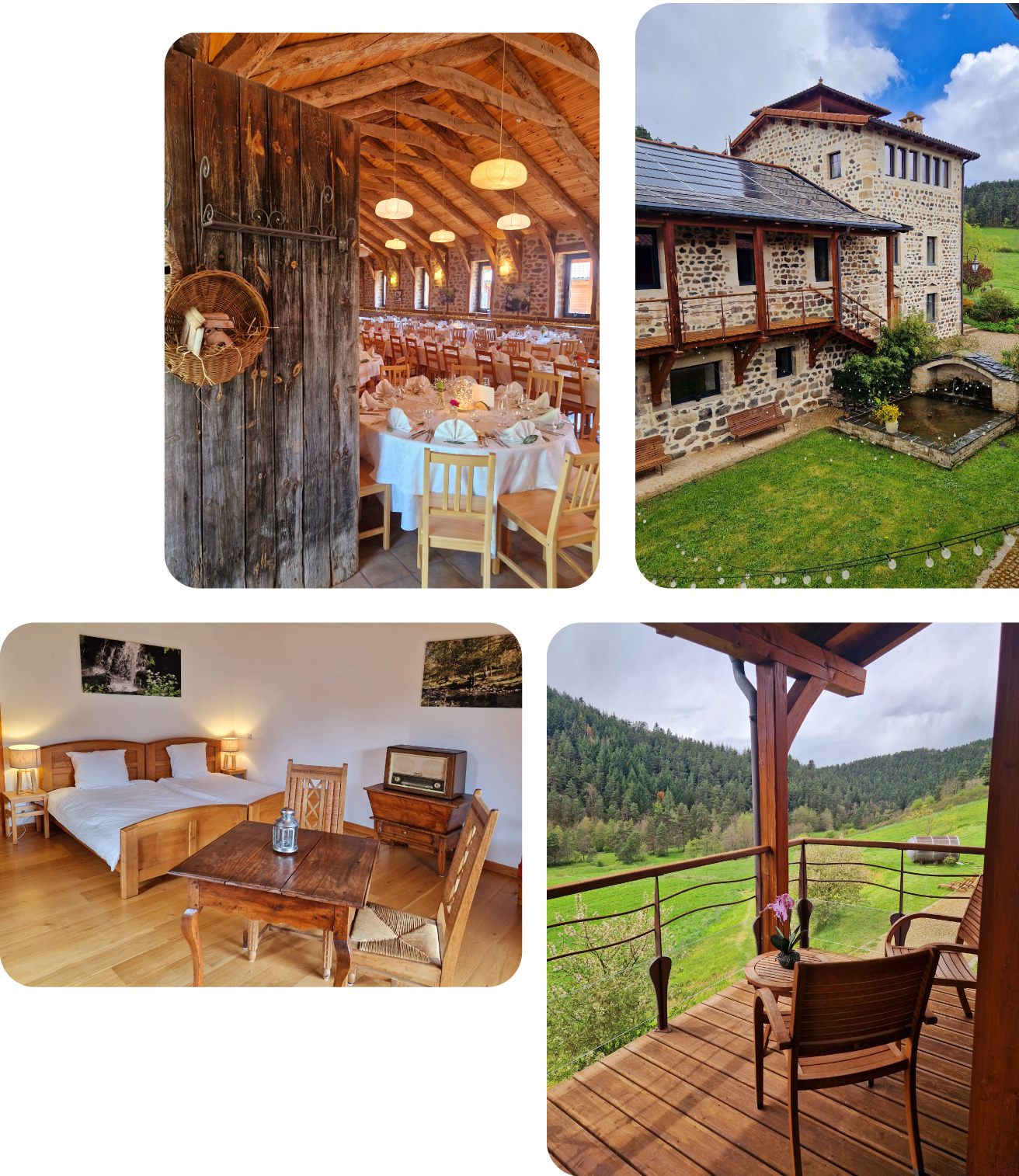 Lodge espaladous, Haute loire. Restaurant, Logement, reception